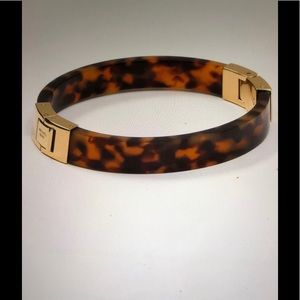 Michael Kors Tortoise Hinge Bangle Bracelet